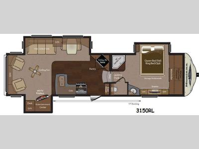 Floorplan - 2014 Keystone RV Montana 3150 RL
