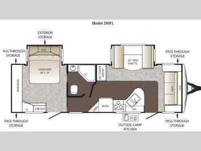 Floorplan - 2014 Keystone RV Outback 260FL