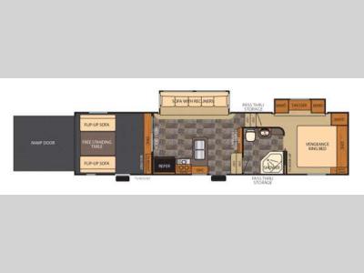 Floorplan - 2014 Forest River RV Cherokee Vengeance 306V