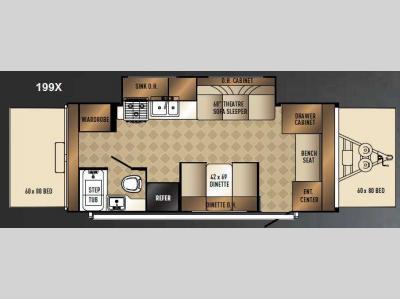 Floorplan - 2014 Palomino Solaire 199 X