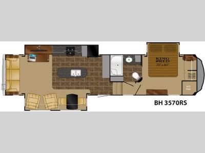 Floorplan - 2014 Heartland Bighorn 3570RS
