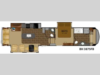 Floorplan - 2014 Heartland Bighorn 3875FB