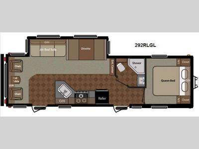 Floorplan - 2014 Keystone RV Springdale 292RLGL