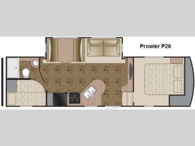 Floorplan - 2014 Heartland Prowler P26