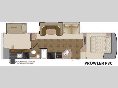 Floorplan - 2014 Heartland Prowler P30