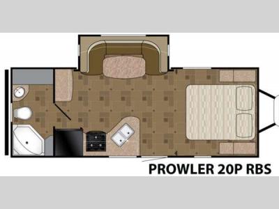 Floorplan - 2014 Heartland Prowler 20 RBS
