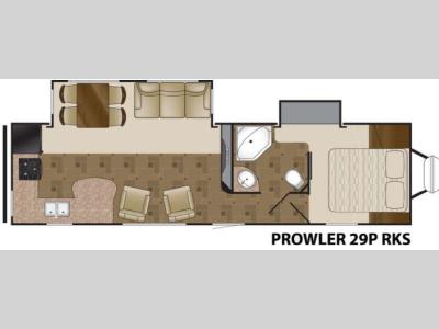 Floorplan - 2014 Heartland Prowler 29P RKS
