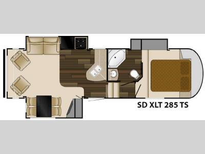 Floorplan - 2014 Heartland Sundance XLT 285TS