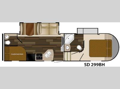 Floorplan - 2014 Heartland Sundance XLT 299BH