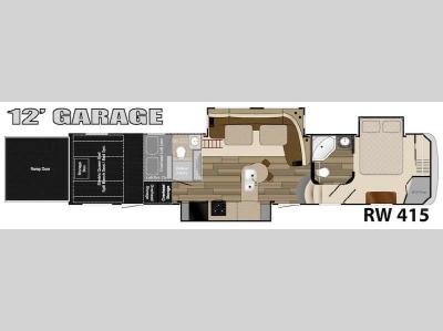 Floorplan - 2014 Heartland Road Warrior 415