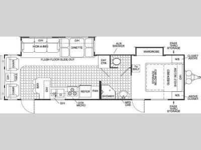 Floorplan - 2004 Pilgrim Open Road 318 RLDS