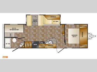 Floorplan - 2014 CrossRoads RV Z 1 ZT271BH