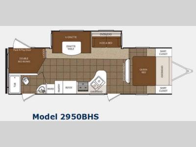 Floorplan - 2014 Prime Time Manufacturing Tracer 2950BHS
