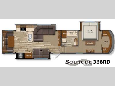 Floorplan - 2014 Grand Design Solitude 368RD