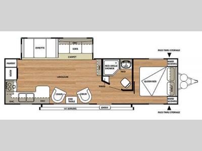 Floorplan - 2014 Forest River RV Salem 27RKSS