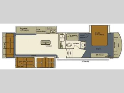 Floorplan - 2014 EverGreen RV Bay Hill 320RS