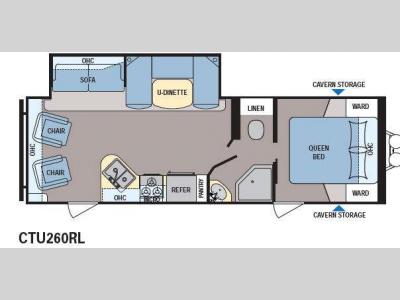 Floorplan - 2014 Dutchmen RV Coleman Explorer CTU260RL