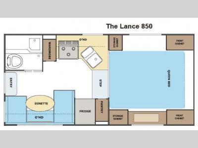 Floorplan - 2014 Lance 850