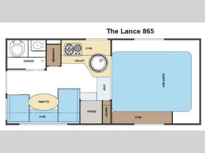 Floorplan - 2014 Lance 865