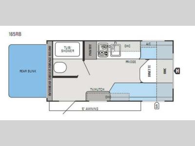 Floorplan - 2014 Jayco Jay Flight Swift SLX 165RB