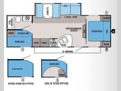 Floorplan - 2014 Jayco Jay Flight Swift 267BHS