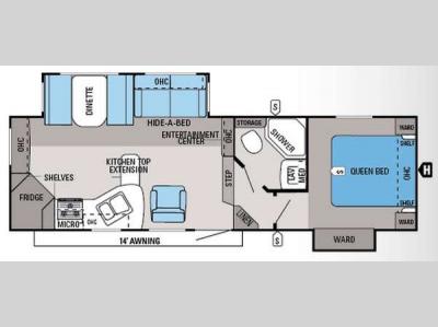 Floorplan - 2014 Jayco Eagle HT 26 5RKS