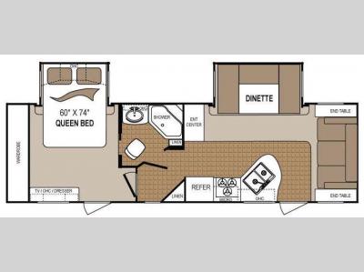 Floorplan - 2014 Dutchmen RV Komfort 2650FL