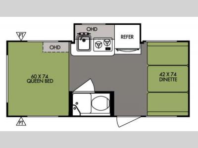 Floorplan - 2014 Forest River RV R Pod RP 177