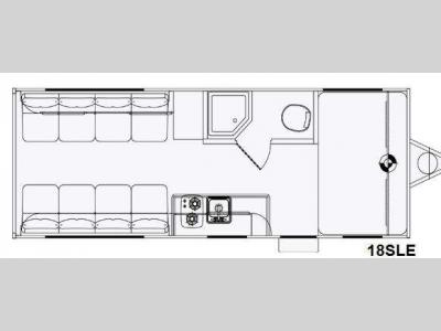 Floorplan - 2014 Pacific Coachworks Sandsport 18SLE