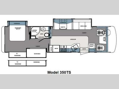 Floorplan - 2014 Forest River RV Georgetown XL 350TSF