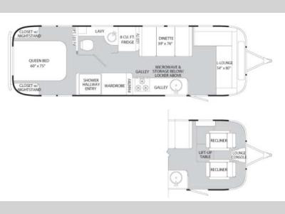 Floorplan - 2014 Airstream RV International Serenity 30