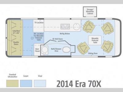Floorplan - 2014 Winnebago Era 70X