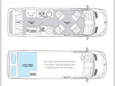 Floorplan - 2014 Airstream RV Interstate Interstate Lounge