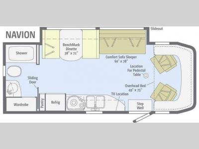 Floorplan - 2014 Itasca Navion 24M