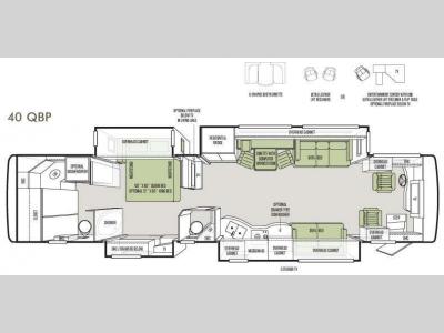 Floorplan - 2014 Tiffin Motorhomes Allegro Bus 40 QBP