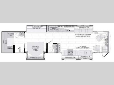 Floorplan - 2014 American Coach American Revolution 42T