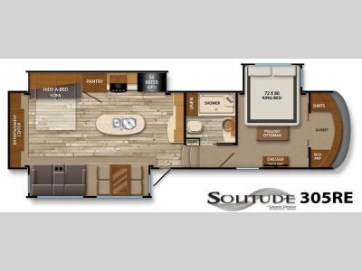 Floorplan - 2014 Grand Design Solitude 305RE