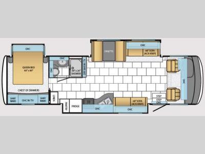 Floorplan - 2014 Newmar Bay Star 3308