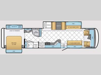 Floorplan - 2014 Newmar Canyon Star 3940