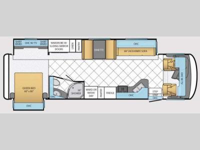 Floorplan - 2014 Newmar Canyon Star 3424