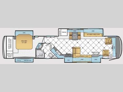 Floorplan - 2014 Newmar Dutch Star 4372