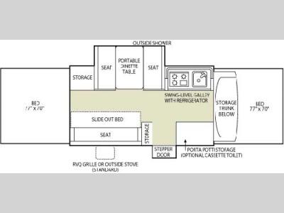 Floorplan - 2007 Fleetwood RV Americana Utah