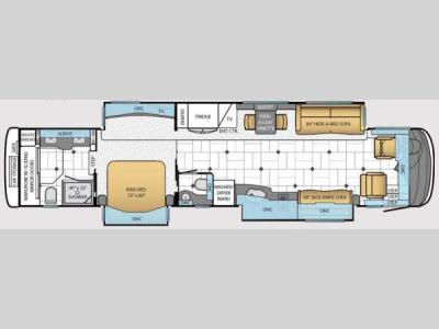 Floorplan - 2014 Newmar Essex 4544