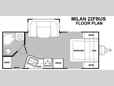 Floorplan - 2014 Eclipse Milan Metal 22FBUS