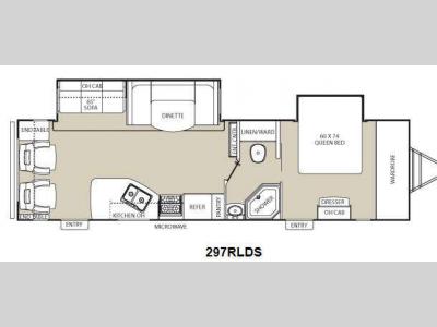 Floorplan - 2014 Coachmen RV Freedom Express Liberty Edition 297RLDS