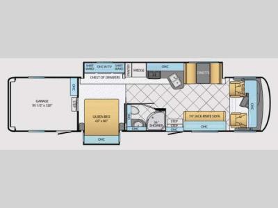 Floorplan - 2014 Newmar Canyon Star 3921