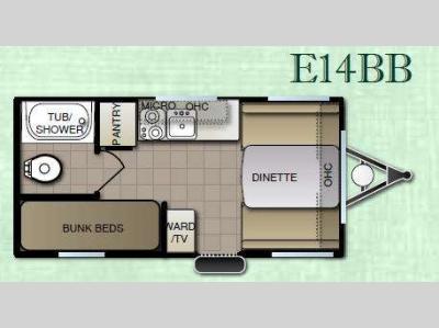 Floorplan - 2014 Pacific Coachworks Econ E14BB