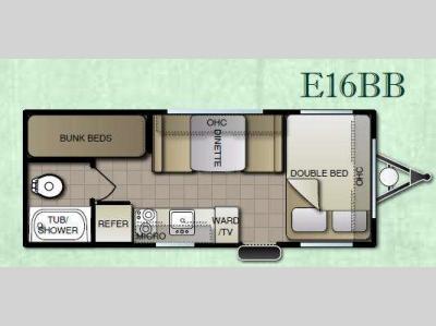 Floorplan - 2014 Pacific Coachworks Econ E16BB