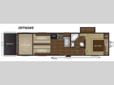 Floorplan - 2014 Keystone RV Energy 257FBSWE