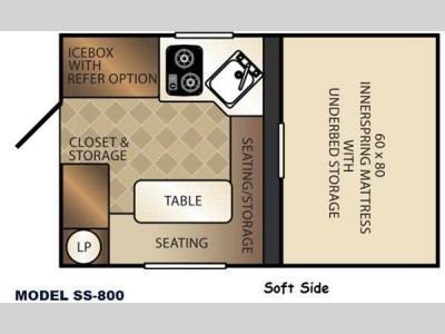 Floorplan - 2014 Palomino Backpack Edition SS 800